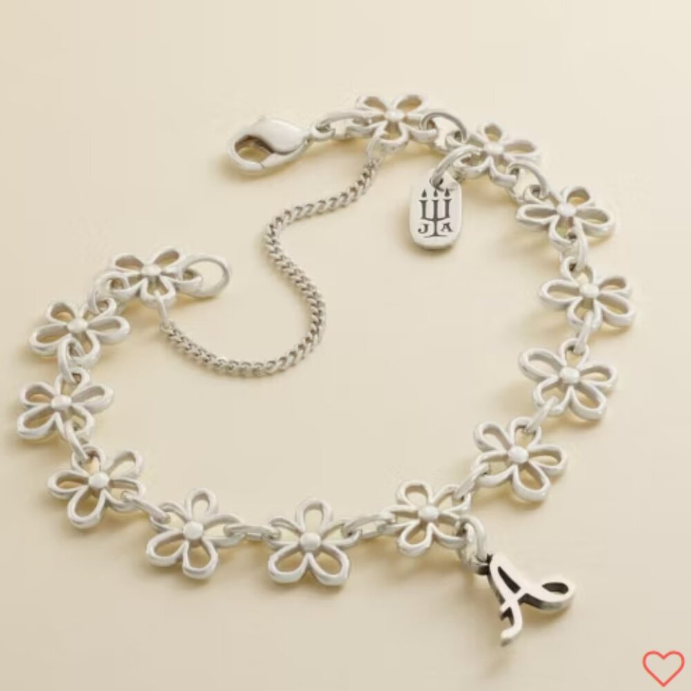 Beautiful James Avery Daisy Charm Bracelet Charm Bracelet - Picture 2 of 6
